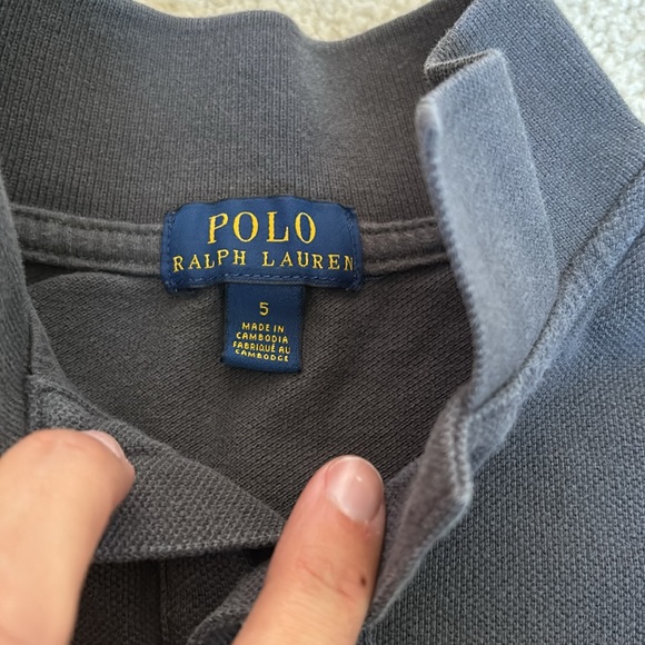 Polo, Ralph, Lauren boy, size 4, and 5 short sleeve polo - Picture 4 of 8
